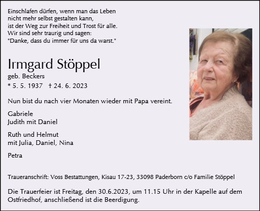 Irmgard Stöppel