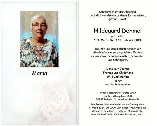 Hildegard Dehmel