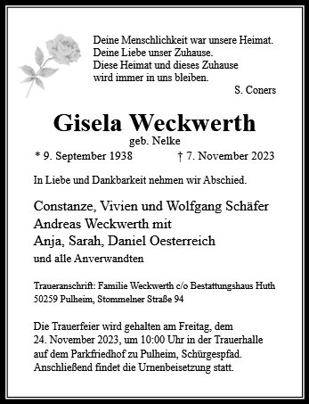Gisela Weckwerth