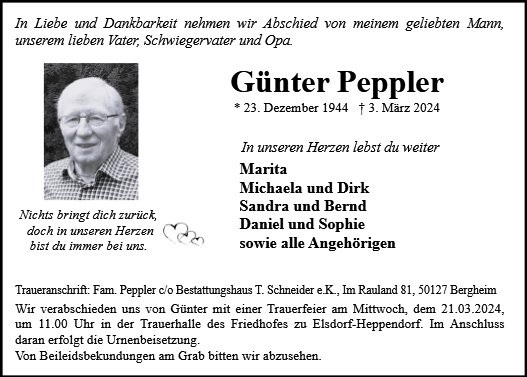 Günter Helmut Josef Peppler