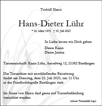Hans-Dieter Lühr
