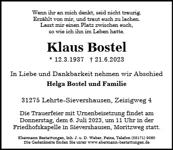 Klaus Bostel
