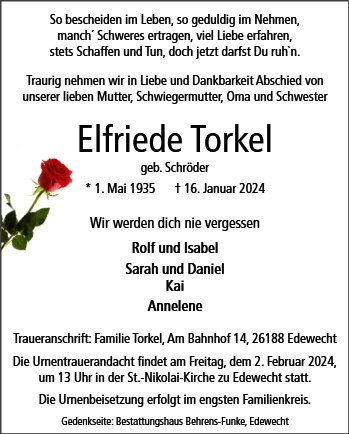 Elfriede Torkel