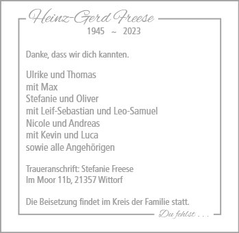 Heinz-Gerd Freese