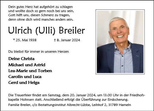 Ulrich Breiler