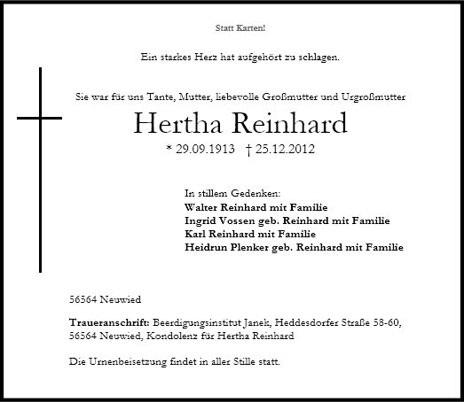 Herta Reinhard