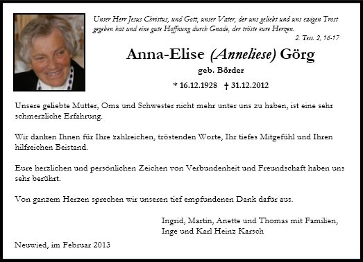 Anna-Elise Görg