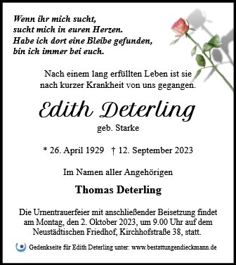 Edith Deterling