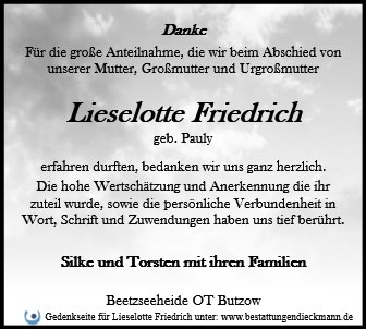 Lieselotte Friedrich