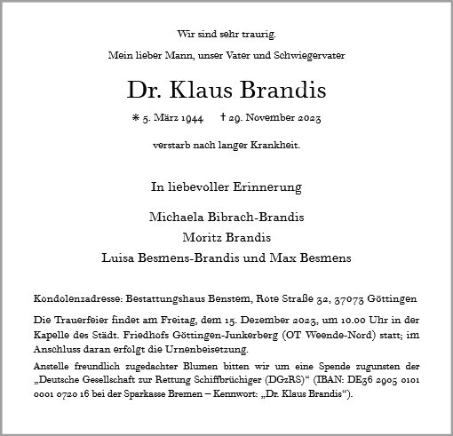Klaus Brandis