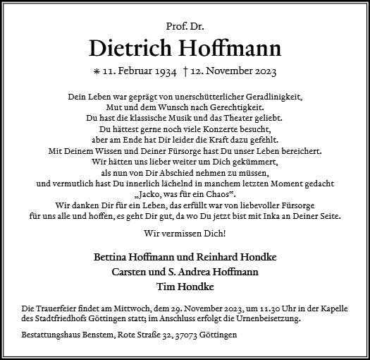 Dietrich Hoffmann