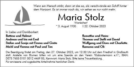 Maria Stolz