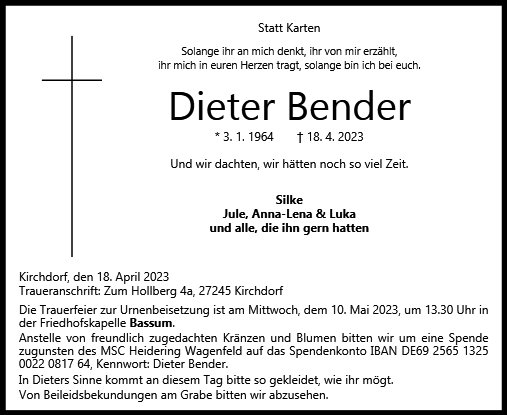 Dieter Bender
