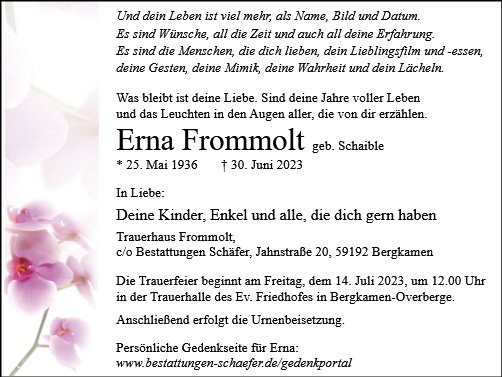 Erna Frommolt