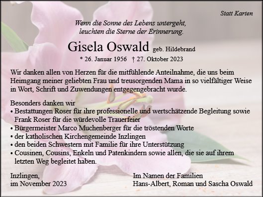 Gisela Oswald