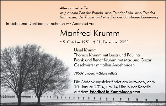 Manfred Krumm