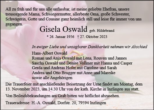 Gisela Oswald