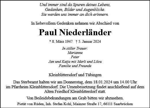Paul Niederländer