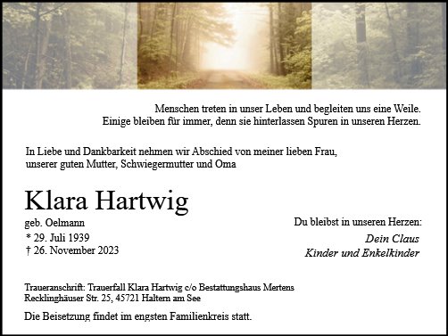 Klara Hartwig