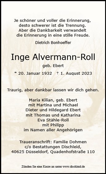 Inge Alvermann-Roll