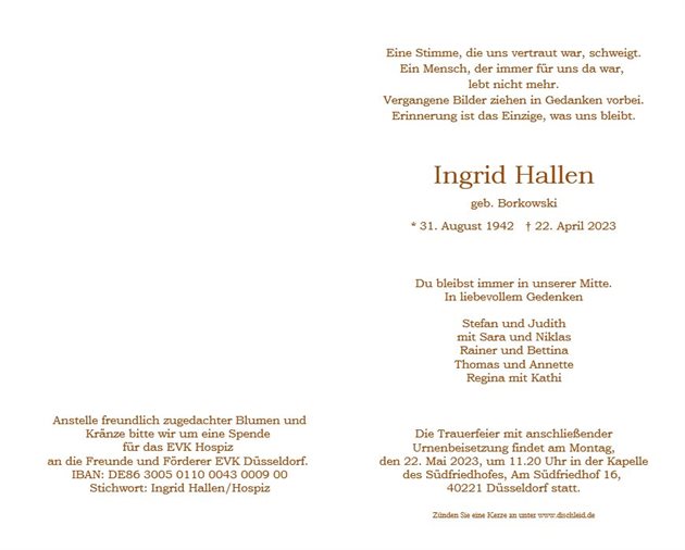 Ingrid Hallen