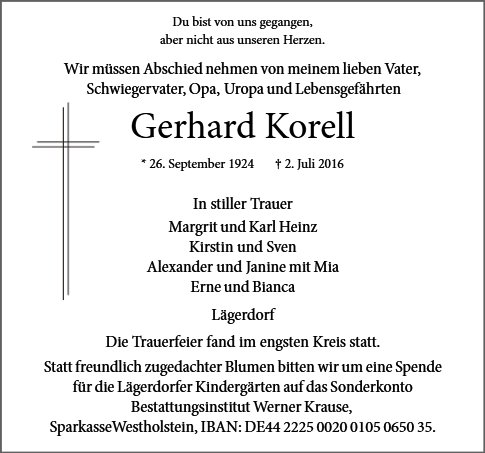 Gerhard Korell