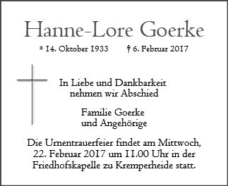 Hanne-Lore Goerke