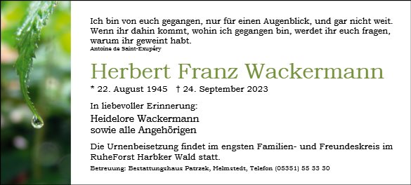 Herbert Wackermann