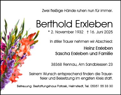 Berthold Erxleben