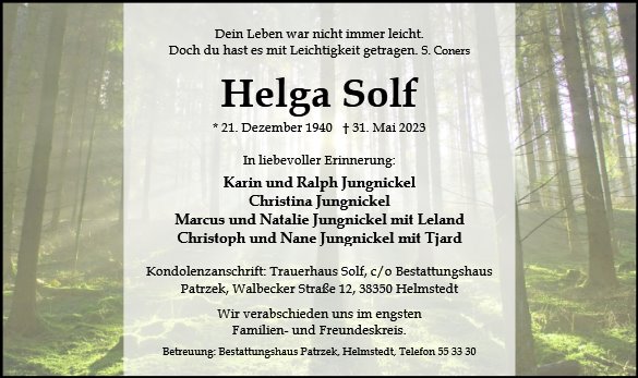 Helga Solf