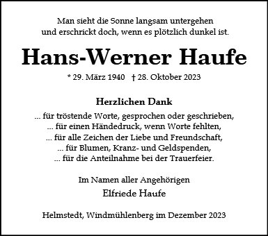 Hans-Werner Haufe