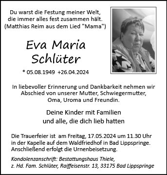 Eva Maria Schlüter