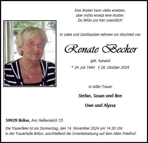 Renate Becker