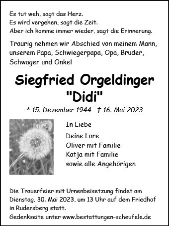 Siegfried Orgeldinger