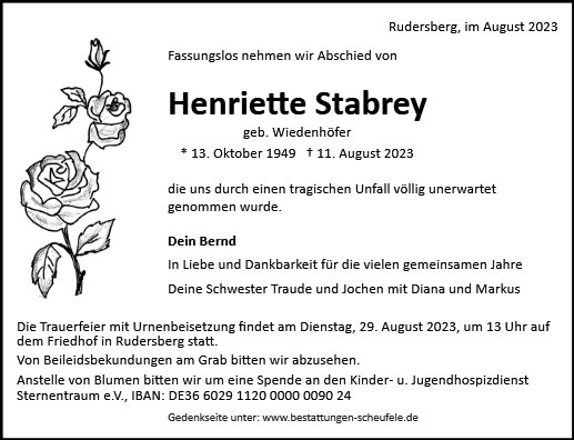 Henriette Stabrey