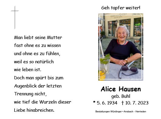 Alice Hausen