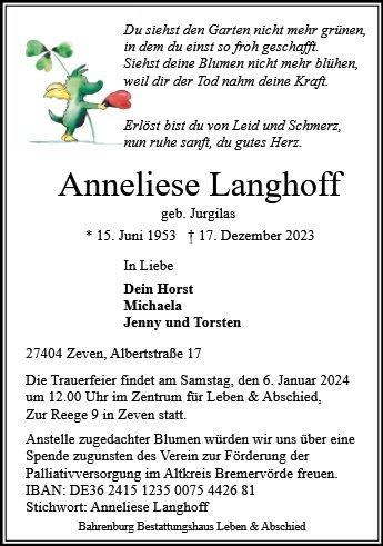 Anneliese Langhoff