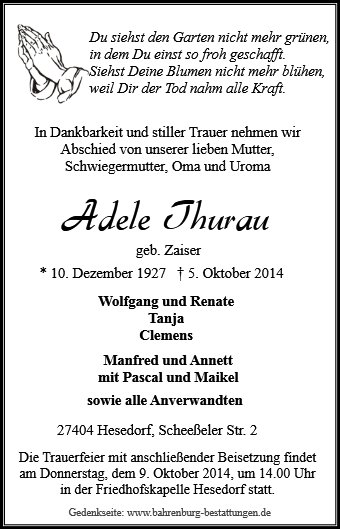Adele Thurau
