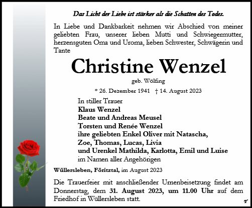 Christine Wenzel
