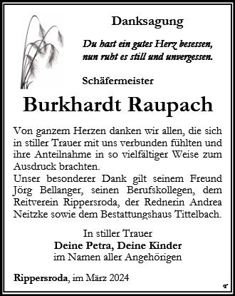 Burkhardt Raupach