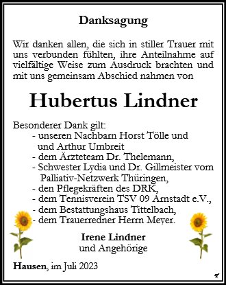 Hubertus Lindner