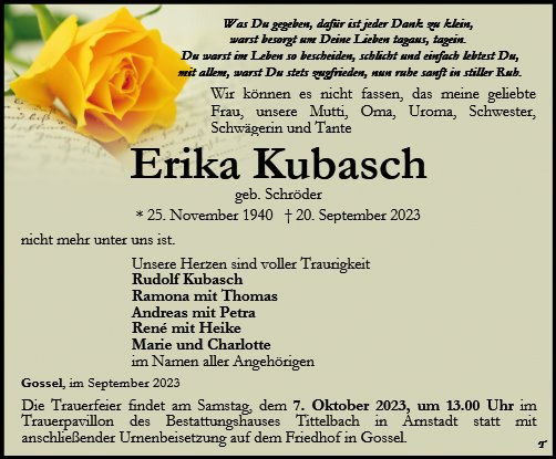 Erika Kubasch