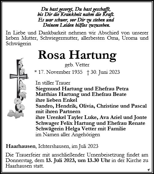 Rosa Hartung