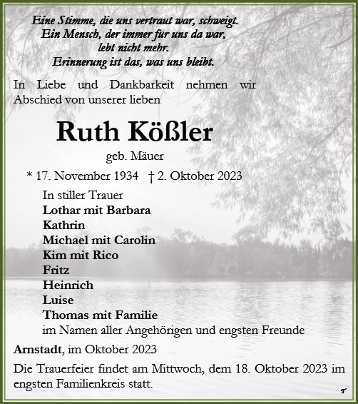 Ruth Kößler