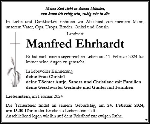 Manfred Ehrhardt