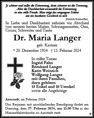 Maria Langer