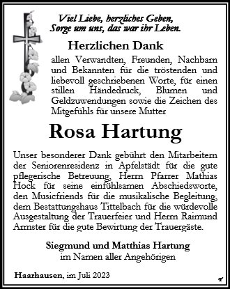 Rosa Hartung
