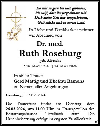 Ruth Roseburg