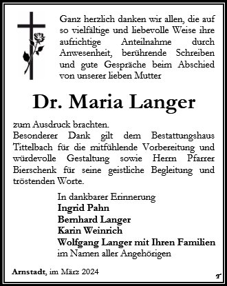 Maria Langer