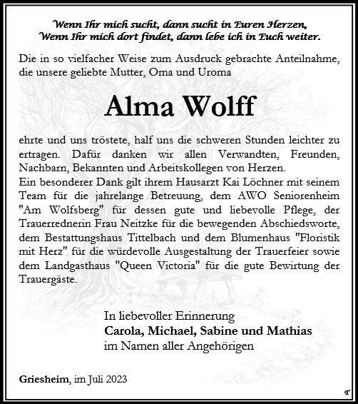 Alma Wolff